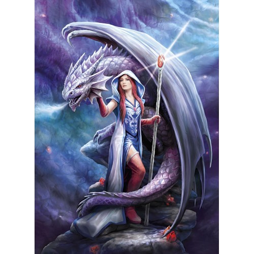 Clementoni Παζλ Anne Stokes Dragon Mage 1000 Τμχ 1260-39525 8005125395255