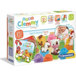 Clementoni Soft Σετ Ζωάκια Και Βιβλιαράκι Με 10 Μαλακά Premium Τουβλάκια Για 6-36 Μηνών 1033-17174 8005125171743