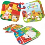 Clementoni Soft Baby Toddler Sweet Animal Farm With 12 Pcs Soft Premium Blocks For 6-36 Months 1033-17174 8005125171743