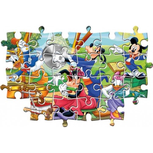Clementoni Παιδικό Παζλ Color Mickey Friends 24 Τμχ 1200-24218 8005125242184
