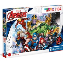 Clementoni Παιδικό Παζλ Color The Avengers 104 Τμχ 1210-25718 8005125257188