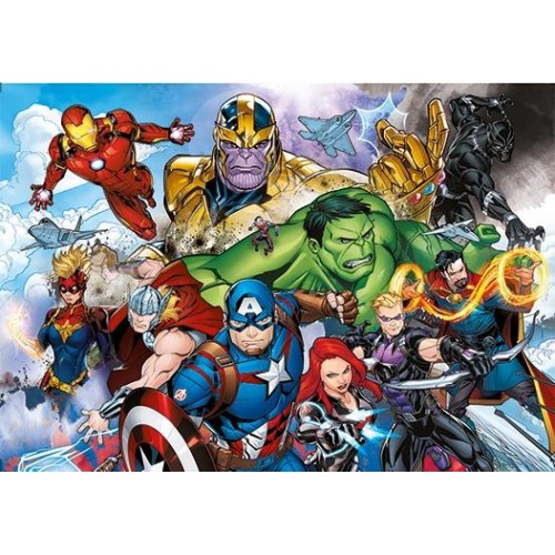 Clementoni Kids Puzzle Super Color The Avengers 104 Pcs 1210-25718 ...