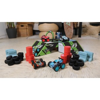 Exost Jump Toy Car Friction Powered With Ramp And Obstacles 7530-20620 4891813206200