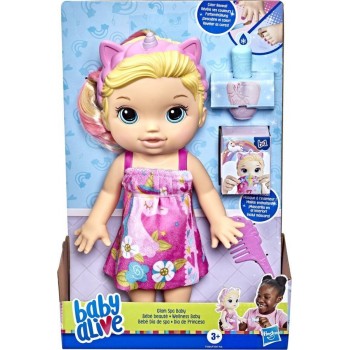 Hasbro Baby Alive Glam Spa Doll, Unicorn, Color Reveal Nails And Makeup, 12.8-Inch Waterplay Toy, Kids 3 Up, Blonde Hair F3564 5