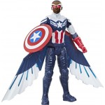 Hasbro Marvel Studios Avengers Titan Hero Series Captain America Action Figure, 12-Inch Toy, Includes Wings, For Kids Ages 4 And