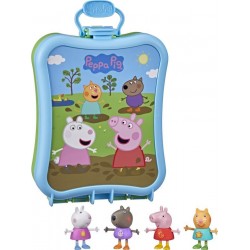Hasbro Peppa Pig Peppa's Adventures Carry-Along Friends Case Toy, Includes 4 Figures And Carrying Case, Ages 3 Up F2461 50109938