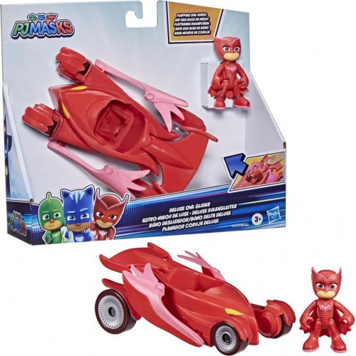 Hasbro PJ Masks Owlette Deluxe Vehicle Preschool Toy, Owl Glider Car With Action Figure For Kids Ages 3 And Up F2109 / F2133 501