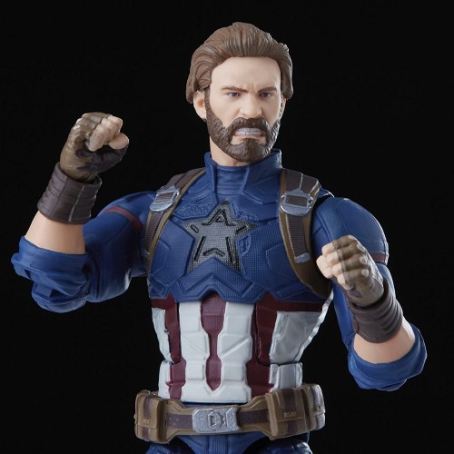 Hasbro Avengers - Infinity Marvel Legends Series, Captain America 15 Cm Action Figure, Premium Design, Includes 5 Accessories F0