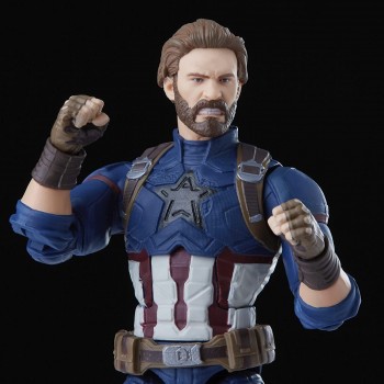 Hasbro Avengers - Infinity Marvel Legends Series, Captain America 15 Cm Action Figure, Premium Design, Includes 5 Accessories F0