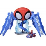 Hasbro Marvel Spidey And His Amazing Friends Web-Quarters Playset With Lights, Sounds, Vehicle F1461 5010993864263