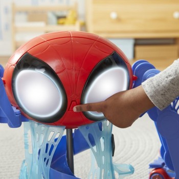 Hasbro Marvel Spidey And His Amazing Friends Web-Quarters Playset With Lights, Sounds, Vehicle, For Kids Ages 3 Up F1461 5010993