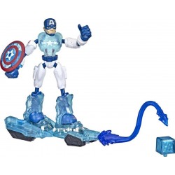 Hasbro Action Figure The Avengers Bendy Ice Mission Captain America Bend And Flex F5866 / F5868 5010993979387