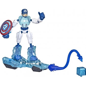 Hasbro Action Figure The Avengers Bendy Ice Mission Captain America Bend And Flex F5866 / F5868 5010993979387