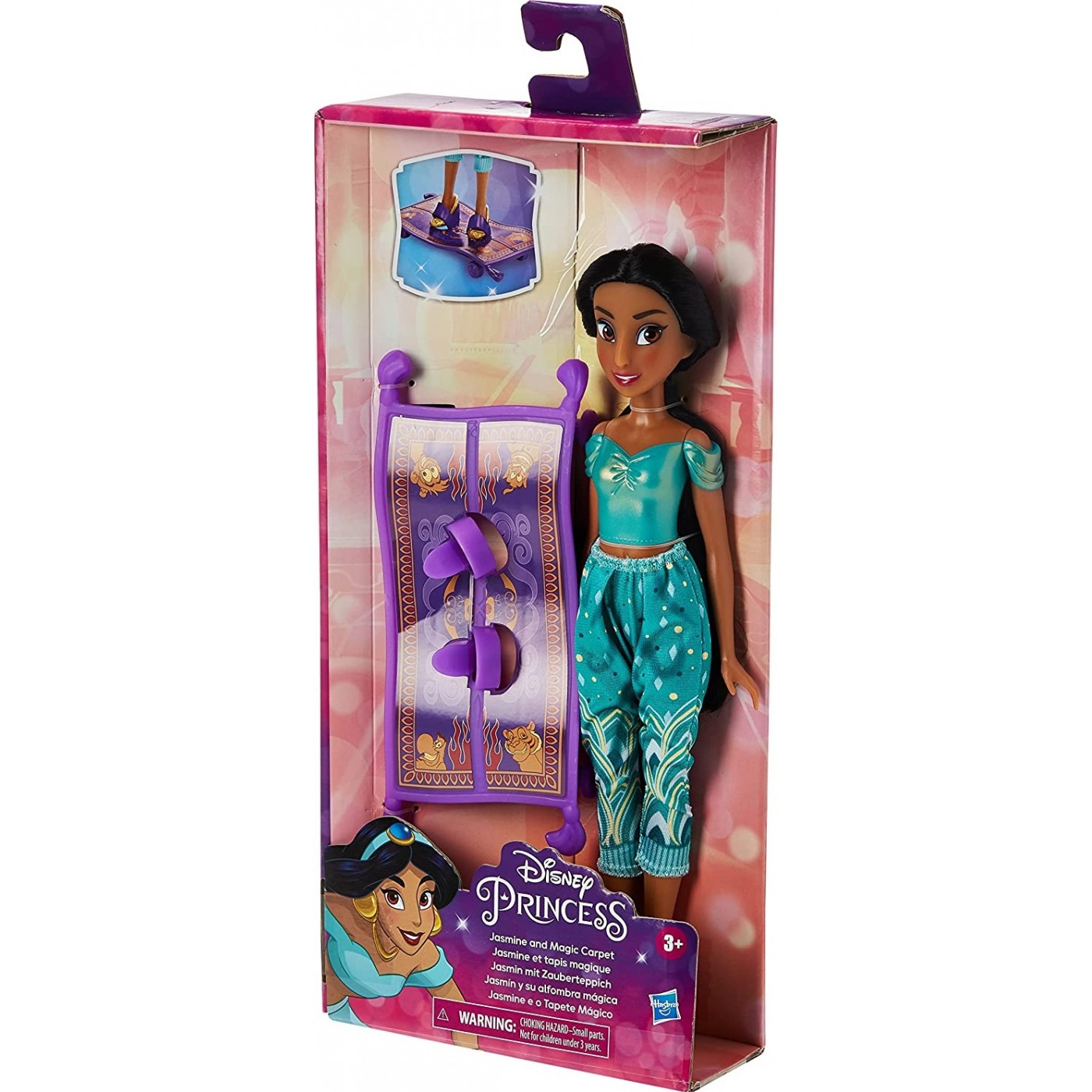 Hasbro Princess Dolls, Everyday Adventures Jasmine And Magic Carpet ...