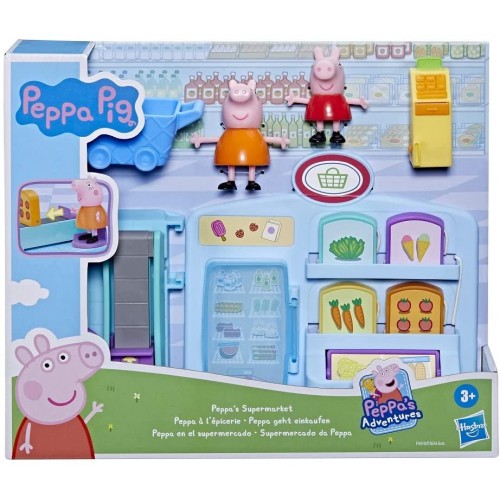 Hasbro Peppa Pig Peppas Adventures Peppas Supermarket Playset Preschool Toy: 2 Figures, 8 Accessories F3634 / F4410 501099392972