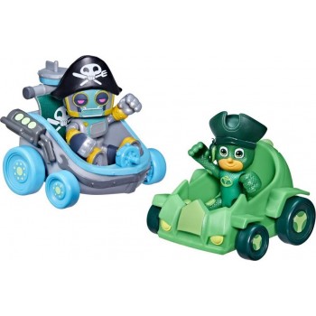 Hasbro PJ Masks Pirate Power Gekko Vs Robot Battle Racers Preschool Toy, Vehicle And Figure Set For Kids Ages 3 Up F2649 / F4586