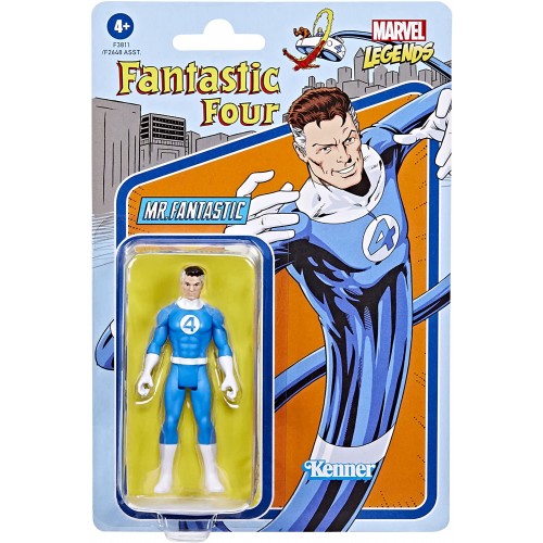 Hasbro Marvel Legends Series 3.75-Inch Retro 375 Collection Mr. Fantastic Action Figure Toy F2648 / F3811 5010993947584