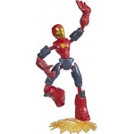 Hasbro Action Figure Avengers Bendy Fire Mission 15Cm Iron Man Bend And Flex F4008 / F4964 5010993954483