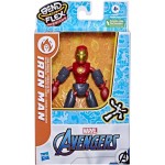 Hasbro Action Figure Avengers Bendy Fire Mission 15Cm Iron Man Bend And Flex F4008 / F4964 5010993954483