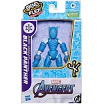 Hasbro Avengers Marvel Bend And Flex Missions Black Panther Ice Mission Action Figure, 6-Inch-Scale Bendable Toy F4008 / F4015 5