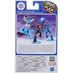 Hasbro Avengers Marvel Bend And Flex Missions Black Panther Ice Mission Action Figure, 6-Inch-Scale Bendable Toy F4008 / F4015 5