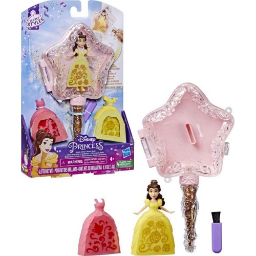 Hasbro Princess Secret Styles Magic Glitter Wand Belle Doll, Toy For Kids 4 And Up F3233 / F3275 5010993925322