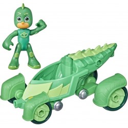 Hasbro PJ Masks Gekko-Mobile Preschool Toy, Gekko Car With Action Figure For Kids Ages 3 And Up F2099 / F2130 5010993837243