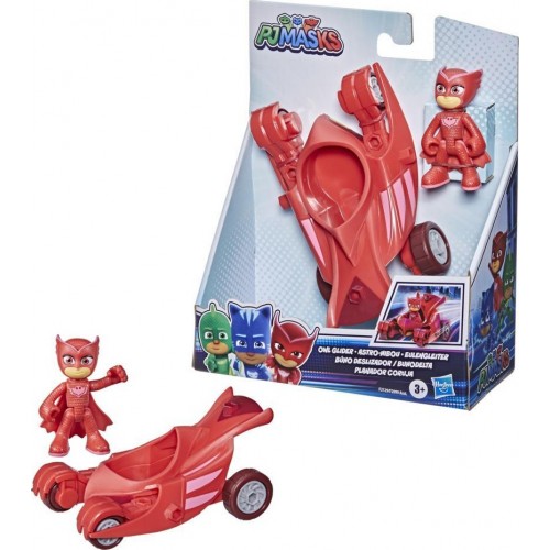 Hasbro PJ Masks Owl Glider Preschool Toy, Owlette Car With Action Figure For Kids Ages 3 And Up F2099 / F2129 5010993837250