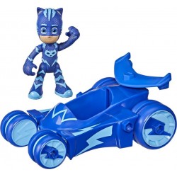 Hasbro PJ Masks Cat-Car Preschool Toy, Hero Vehicle With Catboy Action Figure For Kids Ages 3 And Up F2099 / F2131 5010993837236