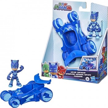 Hasbro PJ Masks Cat-Car Preschool Toy, Hero Vehicle With Catboy Action Figure For Kids Ages 3 And Up F2099 / F2131 5010993837236