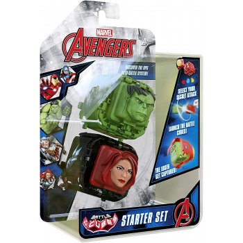 bot-i Marvel Avengers Battle Cubes 2-Pack, Hulk VS Black Widow, Unleash Power, Launch Attack, 2 Cubes And 6 Tokens 37203 8411936