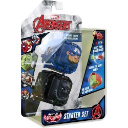 bot-i Marvel Avengers Battle Cubes 2-Pack, Captain America VS Black Panther, Unleash Power, Launch Attack, 2 Cubes And 6 Tokens 
