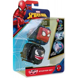 bot-i Marvel Spider-Man Battle Cubes 2-Pack, Spider-Man VS Venom, Unleash Power, Launch Attack, 2 Cubes And 6 Tokens 37199 84119