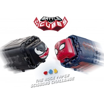 bot-i Marvel Spider-Man Battle Cubes 2-Pack, Spider-Man VS Venom, Unleash Power, Launch Attack, 2 Cubes And 6 Tokens 37199 84119