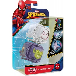 bot-i Marvel Spider-Man Battle Cubes 2-Pack, Spider-Gwen VS Green Goblin, Unleash Power, Launch Attack, 2 Cubes And 6 Tokens 372