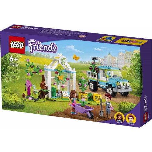 LEGO Λαμπάδα Friends Tree-Planting Vehicle Όχημα Δενδροφύτευσης 41707 