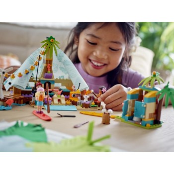 LEGO Λαμπάδα Friends Κάμπινγκ Στην Παραλία Με Χλιδή 41700 