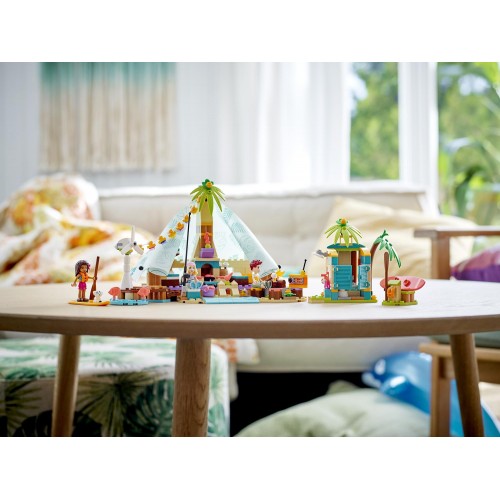 LEGO Λαμπάδα Friends Κάμπινγκ Στην Παραλία Με Χλιδή 41700 