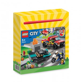 LEGO Λαμπάδα City Πυροσβεστική Διάσωση Και Αστυνομική Καταδίωξη 60319 