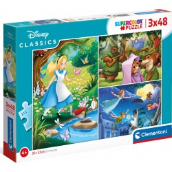 Clementoni Kids Puzzle Super Color Classic 3X48 Pcs 1200-25267 8005125252671