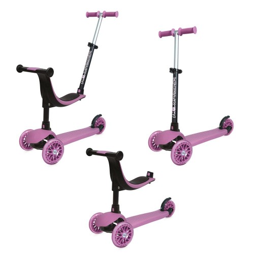 As company Shoko Kids Scooter Convertible 3 In 1 Pink Color For 12+ Months 5004-50506 5203068505066