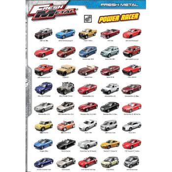 Maisto FRESH METAL POWER RACERS AYTOKINHTAKIA PULL BACK Νο3 1:36 25001C 090159250036