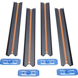 Mattel Hot Wheels Track Builder Unlimited Straight Track 2 HGK07 / HGK08 194735050185