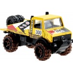 Mattel Hot Wheels Αυτοκινητάκια - Αυτοκινητοβιομηχανίες Mud Runners Mercedes Benz Unimog 1300 Yellow HFW36 / HDH07 194735023462