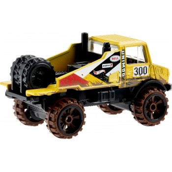 Mattel Hot Wheels Mud Runners Mercedes Benz Unimog 1300 Yellow HFW36 / HDH07 194735023462