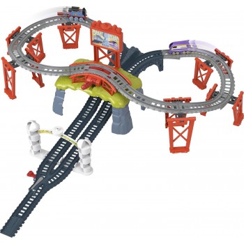 Mattel Thomas And Friends Race For The Sodor Cup Push-Along Train Track Set HFW03 194735043576