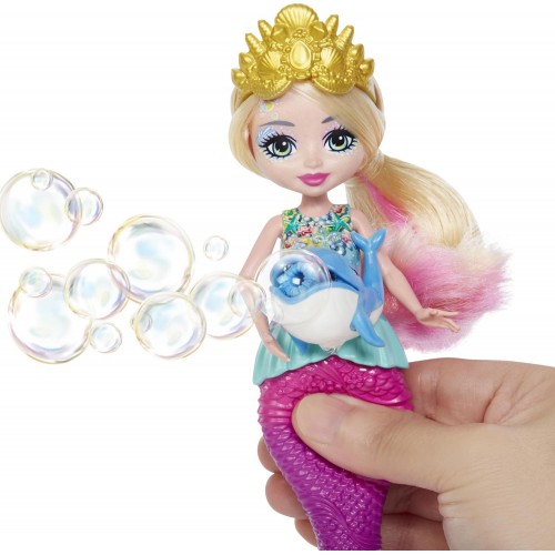 Mattel enchantimals royals - κούκλα γοργονα με μπουρμπουλήθρες HFT24 194735042999