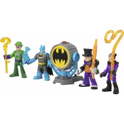 Mattel Imaginext - Bat-Tech Bat-Signal Φιγούρες Σετ Των 4 HFD47 194735038077