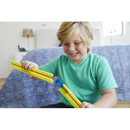 Mattel Hot Wheels Yellow Rails HGK07 / HGK09 194735050161