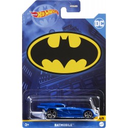 Mattel Hot Wheels Αυτοκινητακια - Ταινιες Batman Series Blue Knight Batmobile HDG89 / HDK69 194735025589